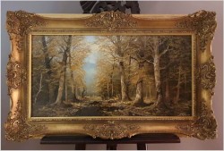 Polecamy obraz w panoramie! Tajemniczy las - Oryg.Josef Kugler 