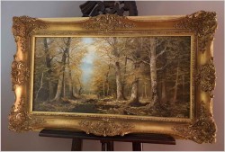 Polecamy obraz w panoramie! Tajemniczy las - Oryg.Josef Kugler 
