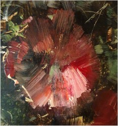 Malarstwo szpachlowe! Kwiaty -Ingfried Paul Henze-Morro (1925-2013)