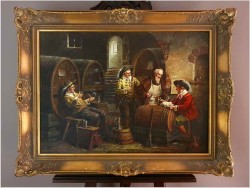 Degustacja winia u Mnicha - Oryg. Hein Van Doren (1930r Düsseldorf)
