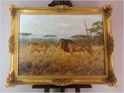 Tanganika! Wędrówka afrykańskich Lwów - Oryg. Georg Majewicz (1897-1965)