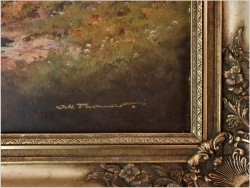 Polecamy Tyrol! Górskie jezioro - J.H.Thomas (*1922 Dresden)