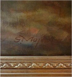 Malarstwo myśliwskie! Sarna i Kozioł Sarny - oryg. Georg Majewicz (1897-1965)