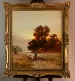 Polecamy Malarstwo Aukcyjne! Pasterz Owiec - Günter König *1926