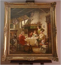 Pałacowe malarstwo! W męskim towarzystwie - Hein Van Doren (1930r Düsseldorf)