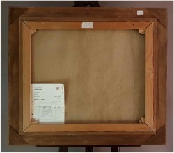 Stary obraz olejny! Piknik w parku - Friedrich Karl Thauer (1924-2009)