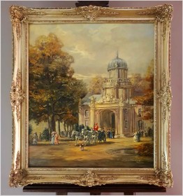 Malarstwo rokoko! Przejażdżka dorożką - Herbert Isenberg *1930 