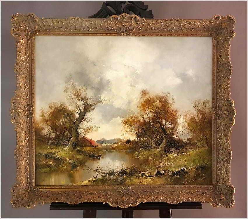 Letni krajobraz ze sztafażem - Ingfried Paul Henze-Morro (1925-2013)