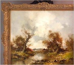 Letni krajobraz ze sztafażem - Ingfried Paul Henze-Morro (1925-2013)