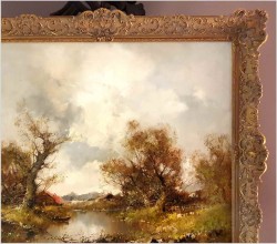 Letni krajobraz ze sztafażem - Ingfried Paul Henze-Morro (1925-2013)