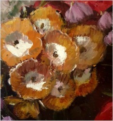 Pałacowe kwiaty w wazonie - Louisa Medina (ur. 1911 Padwa)