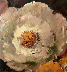 Pałacowe kwiaty w wazonie - Louisa Medina (ur. 1911 Padwa)