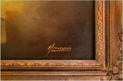 Duży rozmiar! Pałacowy bukiet kwiatowy- Heinrich Garossa *1902