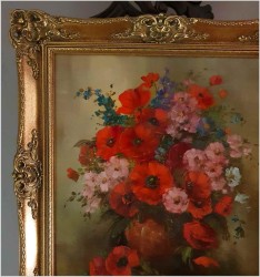 Maki! Pałacowe kwiaty w wazonie - Louisa Medina (ur. 1911 Padwa)