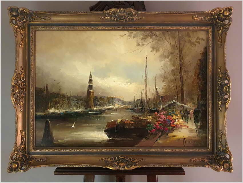 Holenderskie kwiaciarki - Johannes Hubertus Hendrikus BÉVORT (1917-1996)