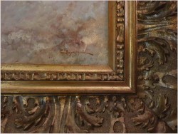 Rosyjskie malarstwo! - Konie w galopie. Rosja XIXw. (150cm x 82cm)