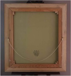 Mistrzowskie malarstwo olejne! Tajemniczy Las - W. Volker (XXw. Niemcy)