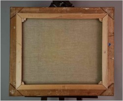 Nokturn! Zimowy zachód słońca - Dieter Lukas Larsen (1936-2001)