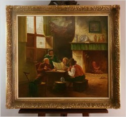 Stara scena rodzajowa! Najświeższe wiadomości - W.Lewthen 1949 rok