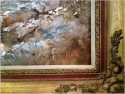 Zimowy krajobraz ze sztafażem - Ingfried Paul Henze-Morro (1925-2013)