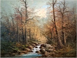 Leśny strumień - Günter Seekatz (*1928 in Langenberg)