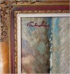 Wspaniały obraz olejny! Balerina - Valet André (Szwajcaria *1924)