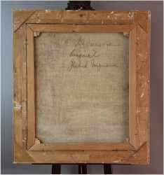 Technika szpachlowa! Ogród kawowy - Herbert Uerpmann (1911-1996)