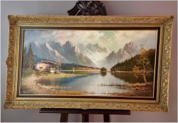 Piękny panoramiczny krajobraz! Jezioro Urnersee - Gustaw Weiss/Guwe