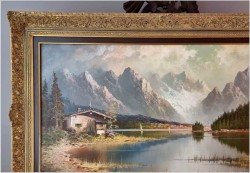 Piękny panoramiczny krajobraz! Jezioro Urnersee - Gustaw Weiss/Guwe