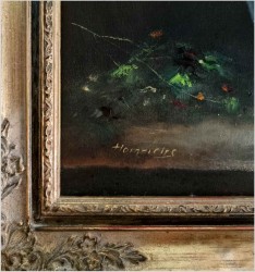 Wiosenne kwiaty w wazonie - sygn. Heinrichs | Niemcy XXw.