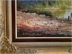 Rybacy nad jeziorem Chiemsee - H. Stadelhofer *1914 | Galerie Doris