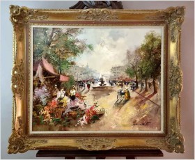 Uliczne kwiaciarki - Oryg.Christian Jereczek (Henriot) *1935