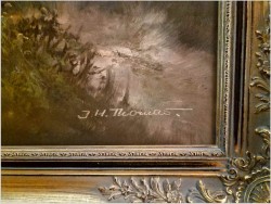 Polecamy Tyrol! Zakole górskiej rzeki - J.H.Thomas (*1922 Dresden)