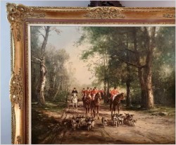 Malarstwo Aukcyjne! Wyjazd na polowanie - Günter KÖNIG (1926-2007)