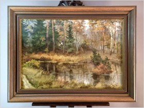 Odlatujące kaczki - Waldemar von Collins (1910 Riga - 1999 Rastede)