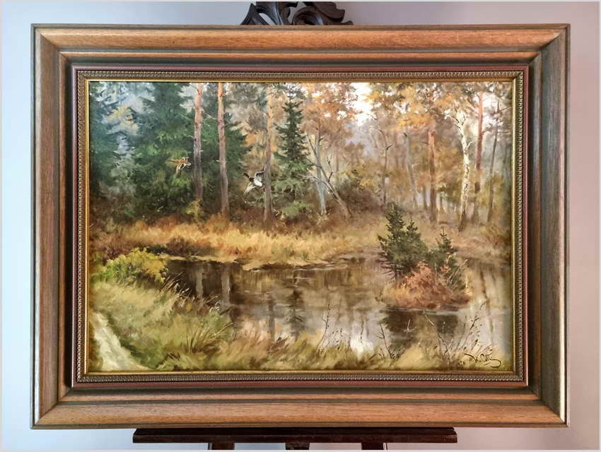 Odlatujące kaczki - Waldemar von Collins (1910 Riga - 1999 Rastede)