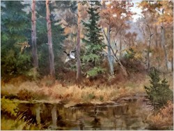 Odlatujące kaczki - Waldemar von Collins (1910 Riga - 1999 Rastede)