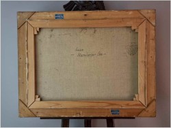 Wspaniały stary obraz! Stranbergersee - Gustaw Weiss / Guwe 1886-1973