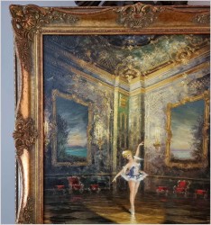 Pałacowy obraz! Tańcząca baletnica - Heinz Ludwig Münnich (1921-1978)