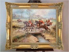 Wyjazd na polowanie - Afanasij Ivanovic Scheloumoff  (1892-1983)