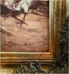 Gosposia z dziewczynką karmiącą kaczki - Dickmeis Gerhard (1918-1978)