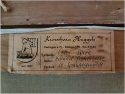 Mega Rarytas! Technika szpachlowa - Łodzie w zatoce | Carol Spree *1907