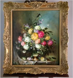 Super malarstwo! Bukiet flamandzkich kwiatów - Gerhard Merfort *1927