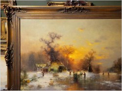 Polecamy! Zimowy pejzaż ze sztafażem - Günter KÖNIG (1926-2007)