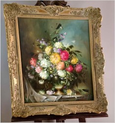 Super malarstwo! Bukiet flamandzkich kwiatów - Gerhard Merfort *1927