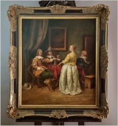 Muszkieterzy w karczmie - Curt August Landwehr (1920-1988)