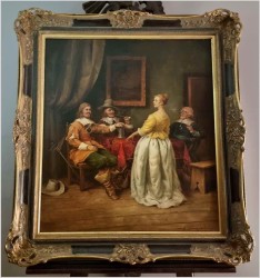 Muszkieterzy w karczmie - Curt August Landwehr (1920-1988)