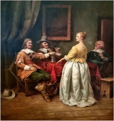 Muszkieterzy w karczmie - Curt August Landwehr (1920-1988)