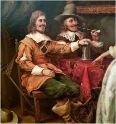 Muszkieterzy w karczmie - Curt August Landwehr (1920-1988)