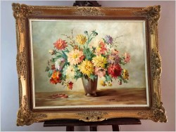 Kompozycja kwiatów w wazonie - Hedwig Petermann *1877 